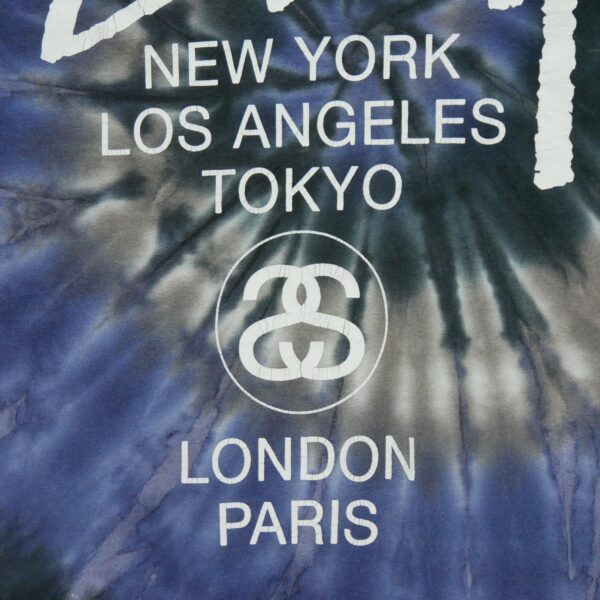 T shirt manches courtes homme violet Stussy Motif imprime Col Rond