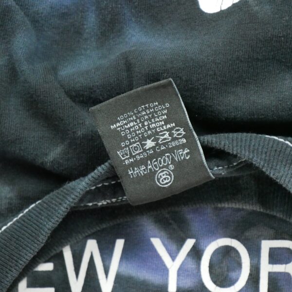 T shirt manches courtes homme violet Stussy Motif imprime Col Rond