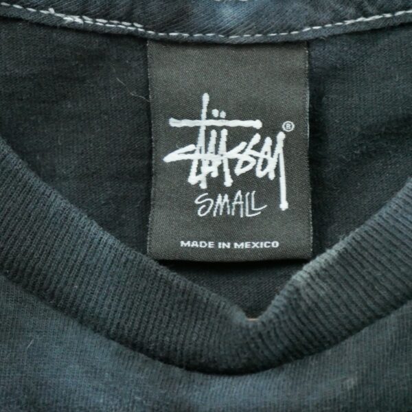T shirt manches courtes homme violet Stussy Motif imprime Col Rond