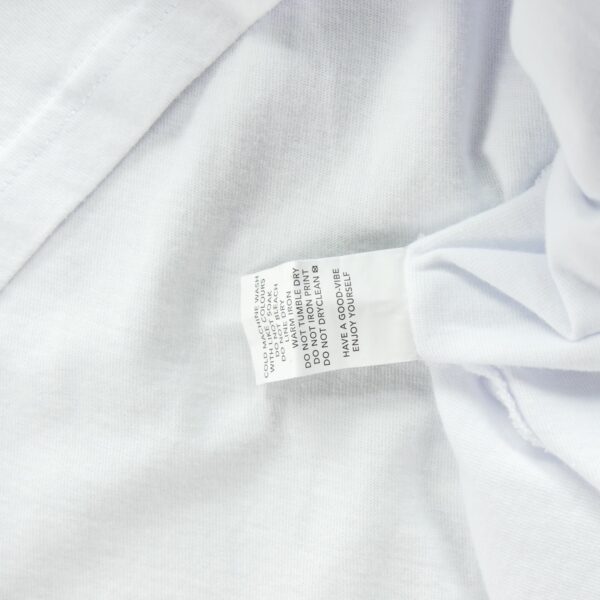 T shirt manches longues homme blanc Stussy Motif imprime Col Rond