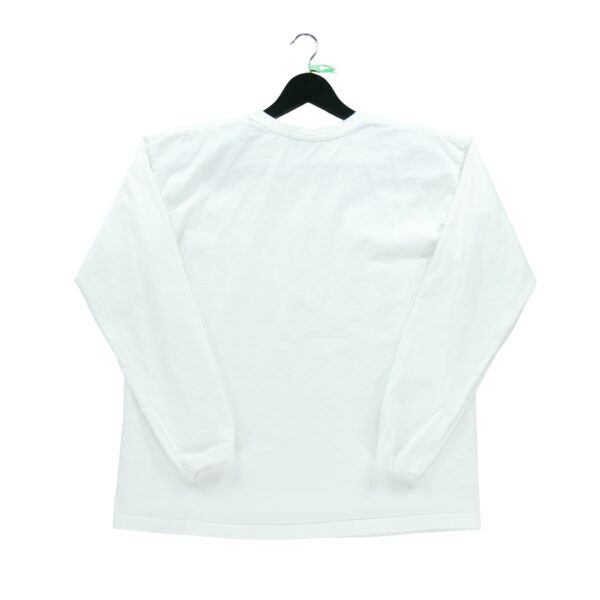T shirt manches longues homme blanc Stussy Motif imprime Col Rond
