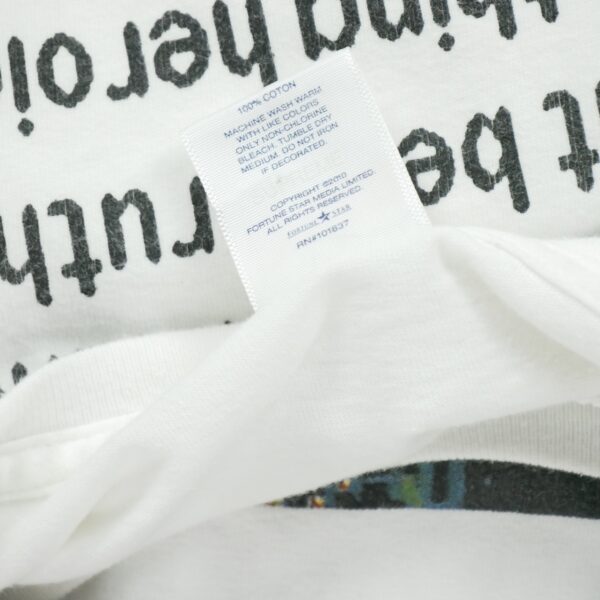 T shirt manches longues homme blanc Supreme Col Rond