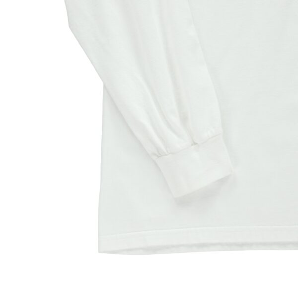 T shirt manches longues homme blanc Supreme Col Rond