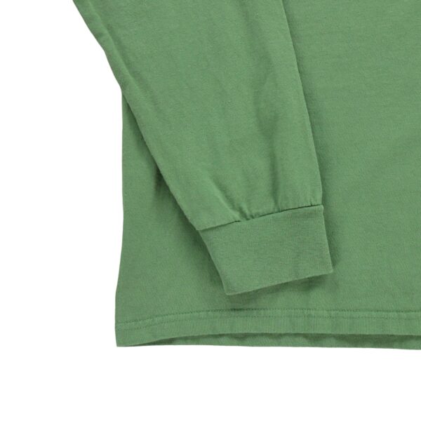 T shirt manches longues homme vert Stussy Col Rond