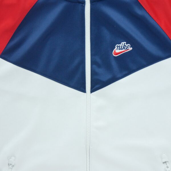 Veste de survetements homme manches longues blanc Nike Col Montant