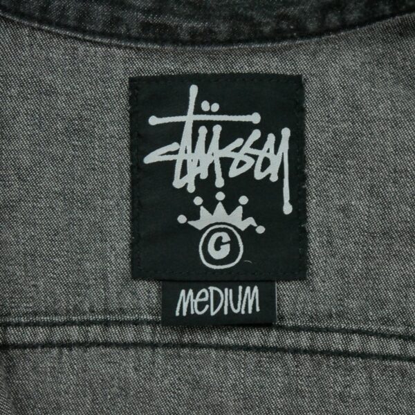 Veste en jean femme manches longues noir Stussy Motif en jeans Col Revert