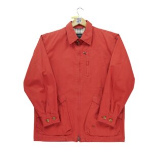 Veste legeres homme manches longues orange Burberry Col Revert