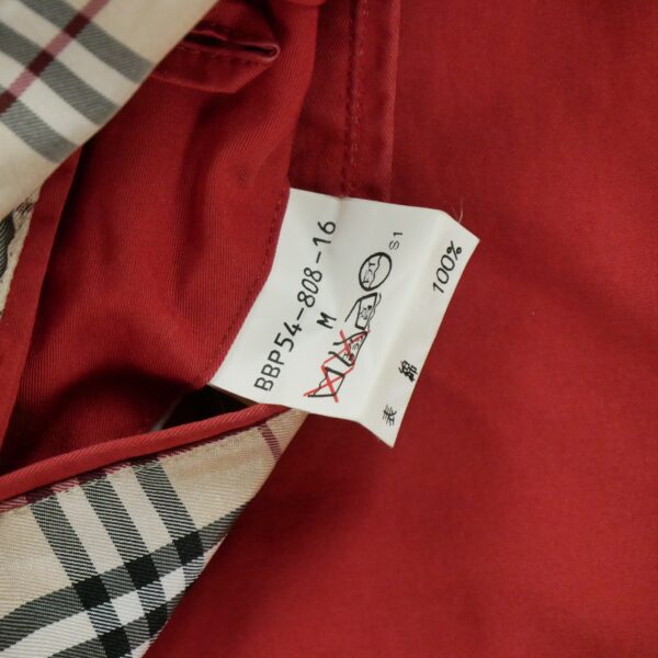 Veste legeres homme manches longues orange Burberry Col Revert