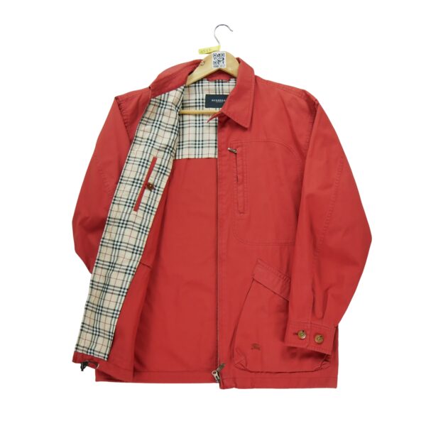 Veste legeres homme manches longues orange Burberry Col Revert
