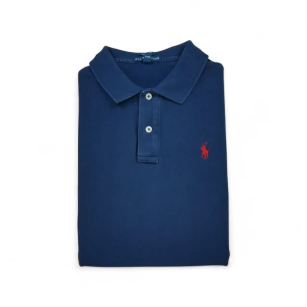 Polo manches courtes Femme  Marine