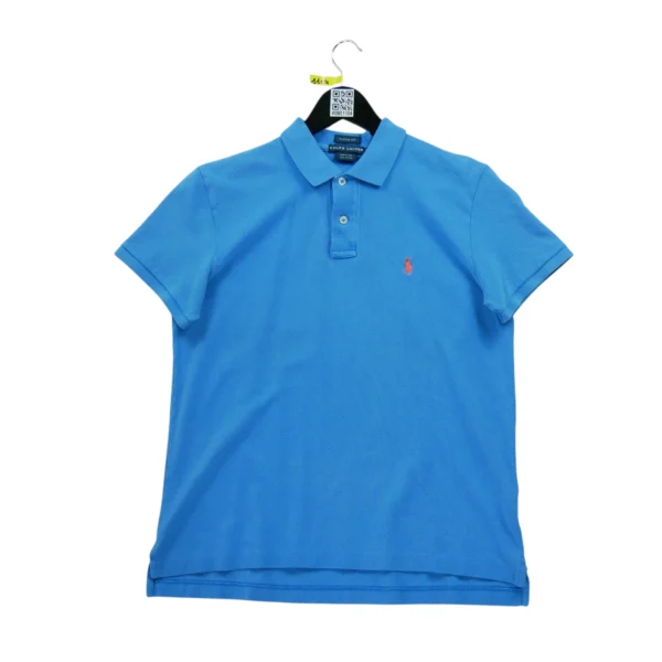 Polo manches courtes Femme  Bleu – Image 2