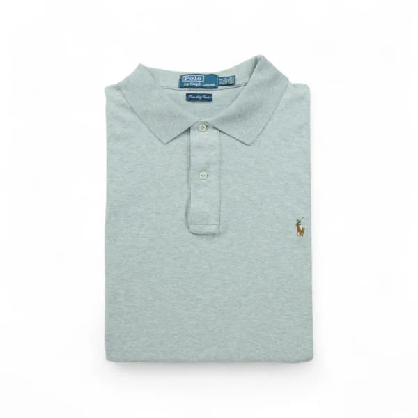 Polo manches courtes Homme  Gris