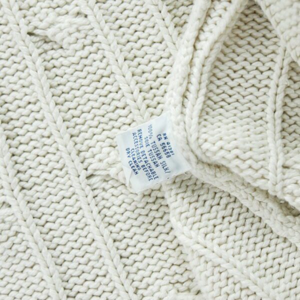 Gilet Femme 100% soie Blanc – Image 5