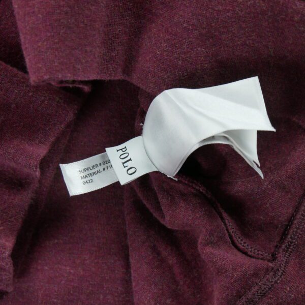 Pull Homme  demi-zippé Bordeaux – Image 9