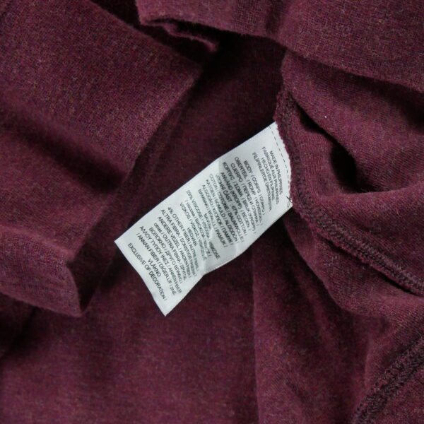 Pull Homme  demi-zippé Bordeaux – Image 8