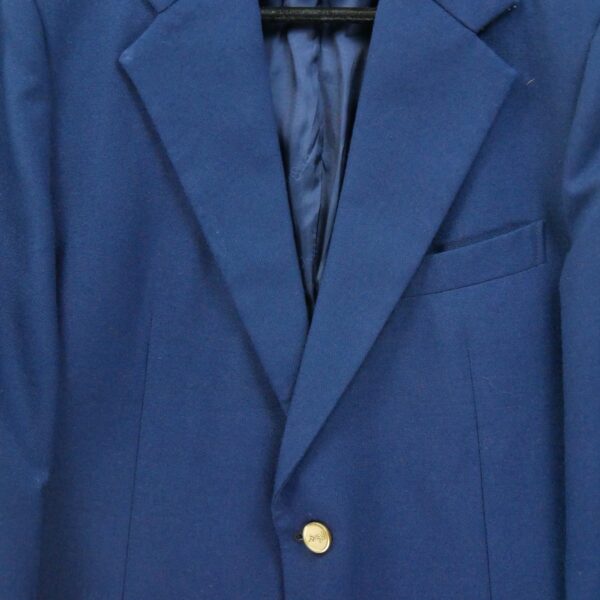 Blazer femme manches longues marine Yves Saint Laurent Col Revert