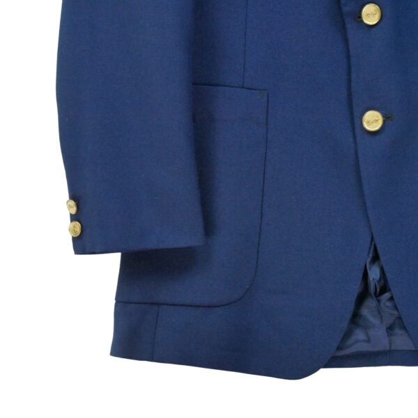 Blazer femme manches longues marine Yves Saint Laurent Col Revert