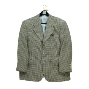 Blazer homme manches longues beige Aquascutum Motif a carreaux Col Revert