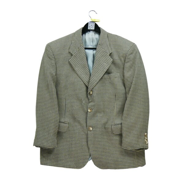 Blazer homme manches longues beige Aquascutum Motif a carreaux Col Revert