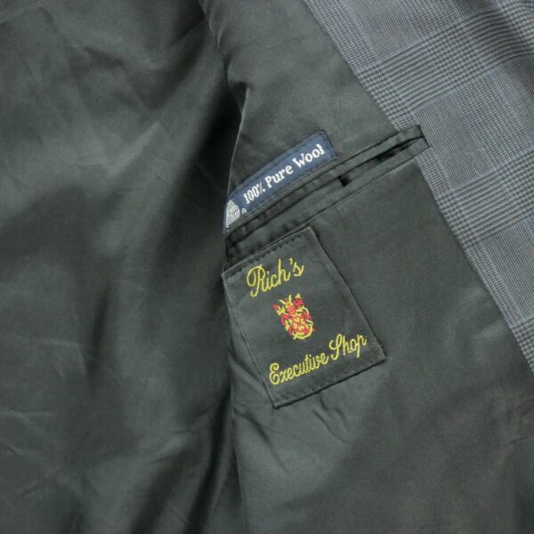 Blazer homme manches longues gris Burberry Motif a carreaux Col Officier