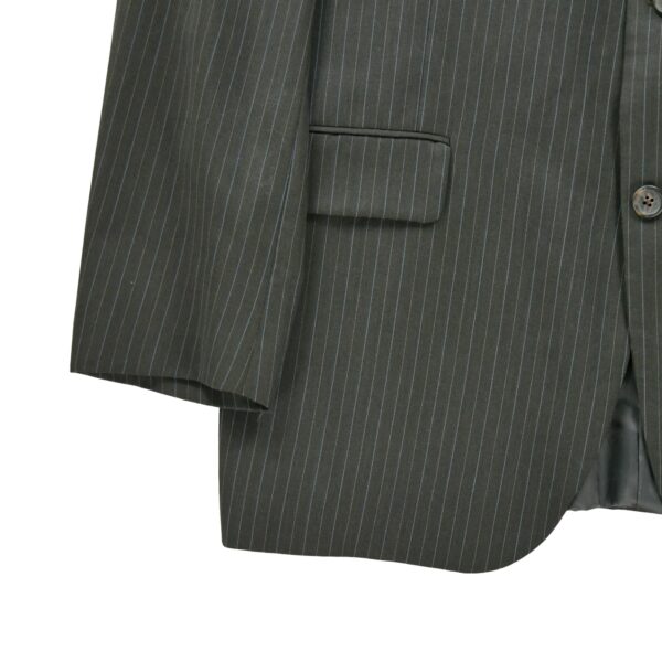 Blazer homme manches longues gris Burberry Motif a rayures Col Officier