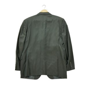 Blazer homme manches longues gris Burberry Motif a rayures Col Officier