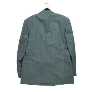 Blazer homme manches longues gris Yves Saint Laurent Motif a rayures Col Revert