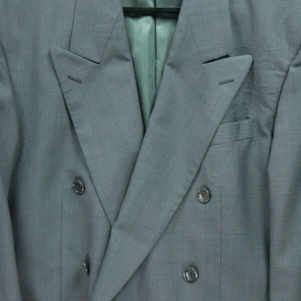 Blazer homme manches longues gris Yves Saint Laurent Motif a rayures Col Revert
