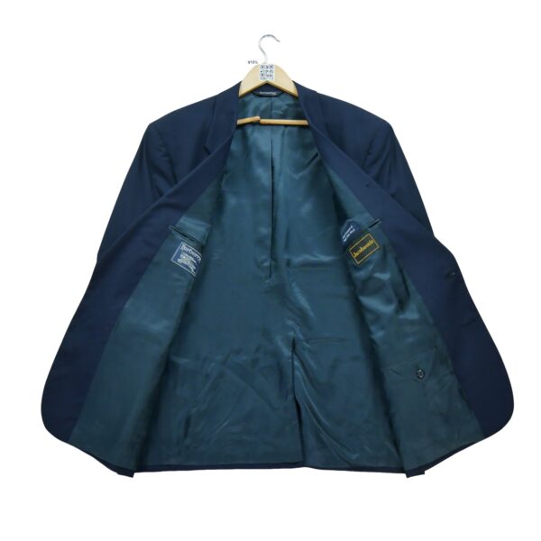 Blazer homme manches longues marine Burberry Col Officier