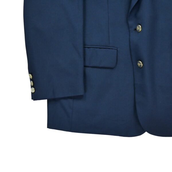 Blazer homme manches longues marine Burberry Col Officier