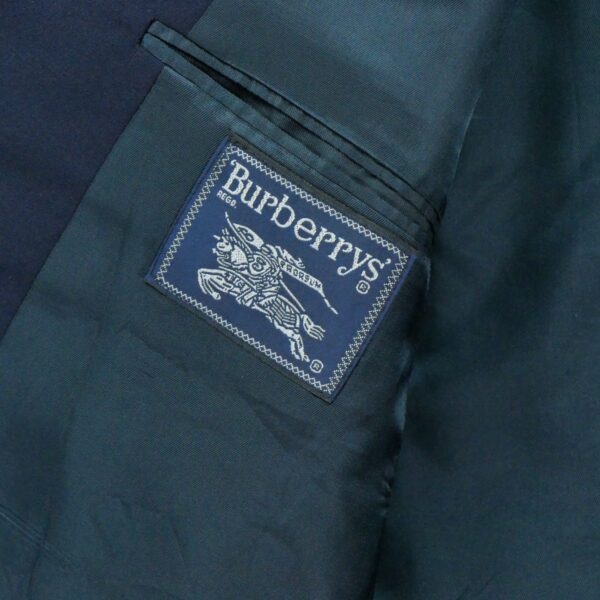 Blazer homme manches longues marine Burberry Col Officier