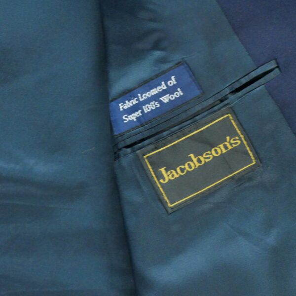 Blazer homme manches longues marine Burberry Col Officier