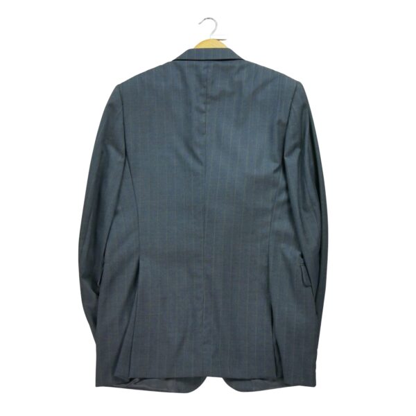 Blazer homme manches longues marine Burberry Motif a rayures Col Officier