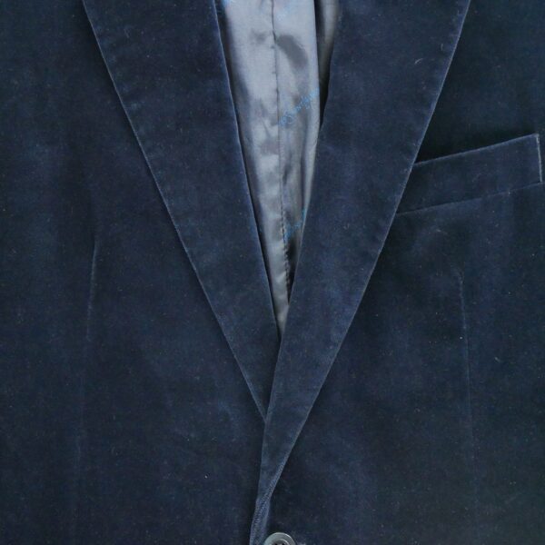 Blazer homme manches longues marine Yves Saint Laurent Col Officier