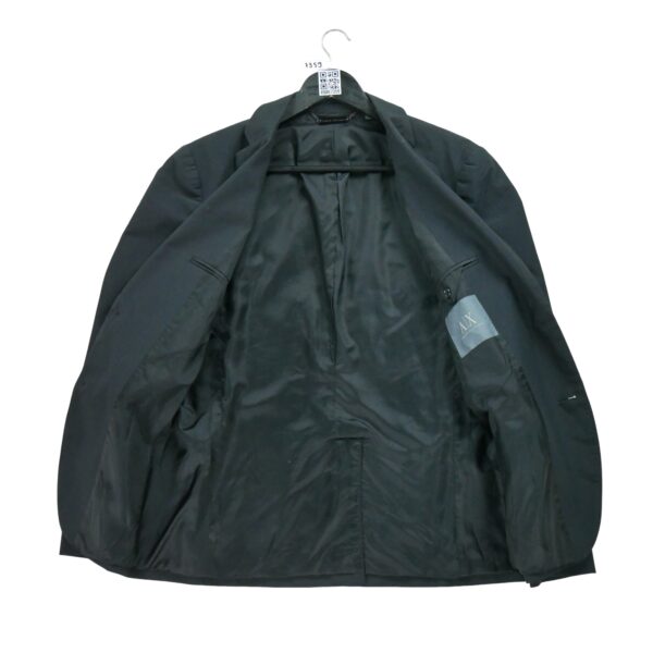Blazer homme manches longues noir Armani Exchange Col Officier