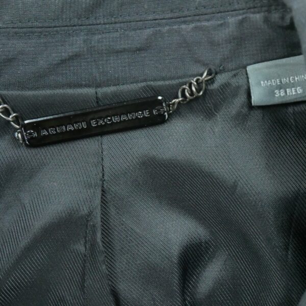 Blazer homme manches longues noir Armani Exchange Col Officier