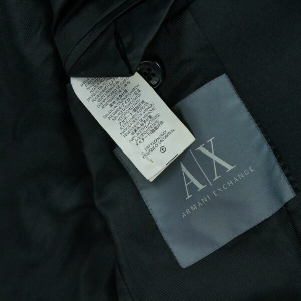 Blazer homme manches longues noir Armani Exchange Col Officier