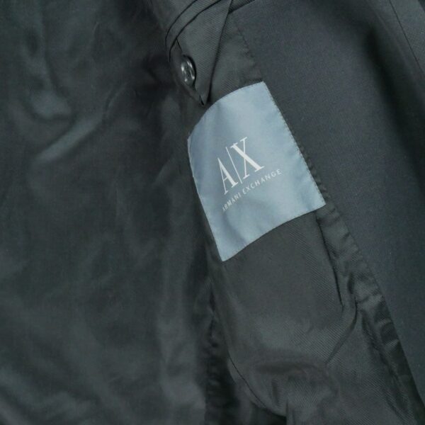 Blazer homme manches longues noir Armani Exchange Col Officier