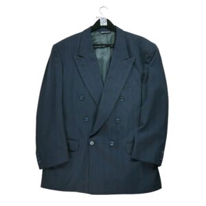 Blazer homme manches longues noir Dior Motif a rayures Col Revert