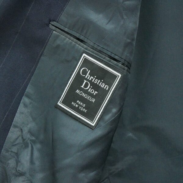 Blazer homme manches longues noir Dior Motif a rayures Col Revert