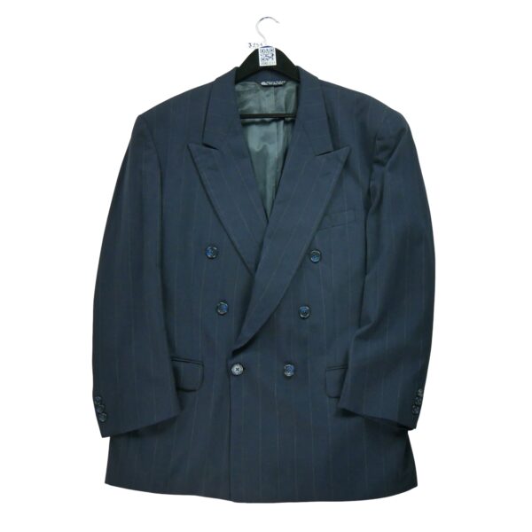 Blazer homme manches longues noir Dior Motif a rayures Col Revert