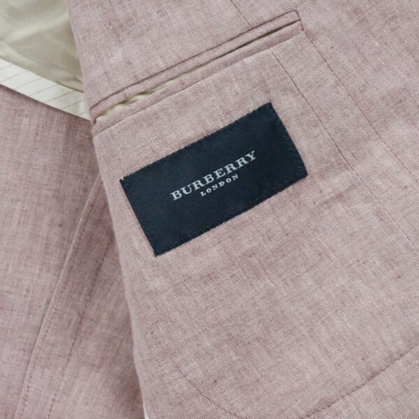 Blazer homme manches longues rose Burberry Col Revert