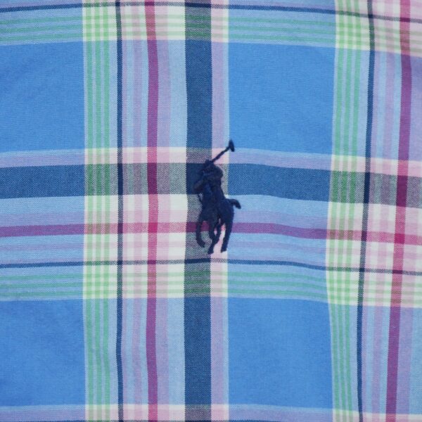 Chemise classiques femme manches longues bleu clair Polo Ralph Lauren Motif a rayures