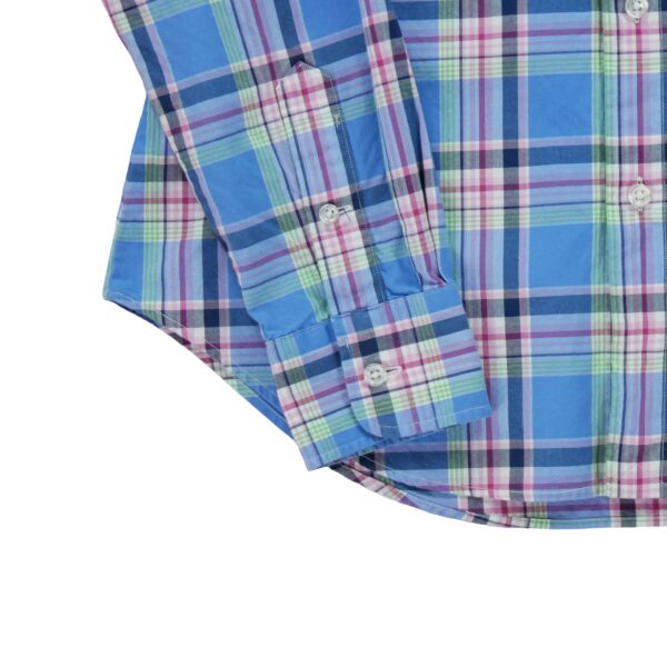 Chemise classiques femme manches longues bleu clair Polo Ralph Lauren Motif a rayures