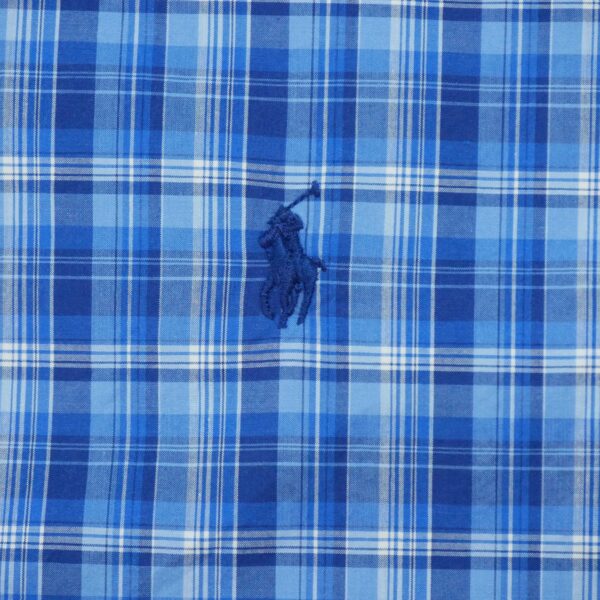Chemise classiques homme manches courtes bleu Polo Ralph Lauren Motif a carreaux