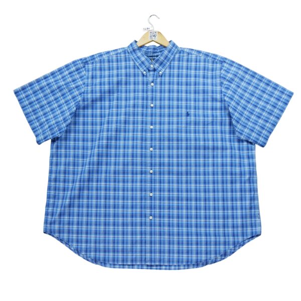 Chemise classiques homme manches courtes bleu Polo Ralph Lauren Motif a carreaux