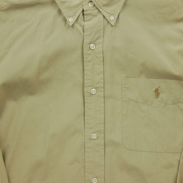 Chemise classiques homme manches longues beige Polo Ralph Lauren