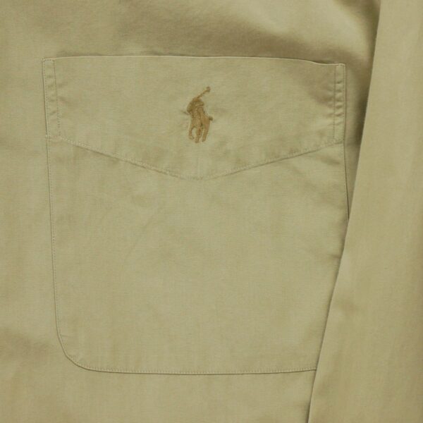Chemise classiques homme manches longues beige Polo Ralph Lauren