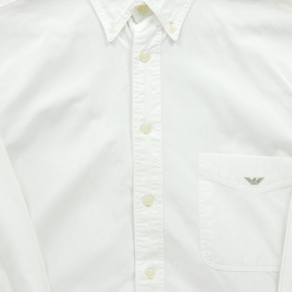 Chemise classiques homme manches longues blanc Armani
