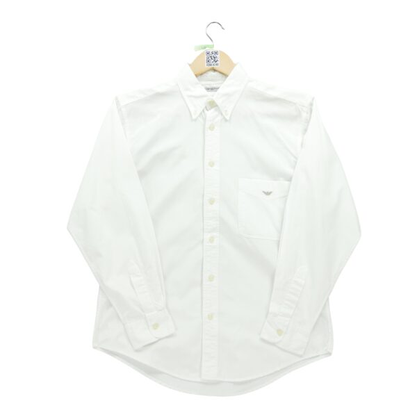 Chemise classiques homme manches longues blanc Armani